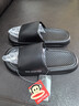 大嘴猴（paul frank）拖鞋男夏季室內居家踩屎感涼拖鞋 黑 40-41  曬單實(shí)拍圖