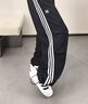 【9成新】阿迪達斯 （adidas）三葉草系列 女 3 S PARA PANT 梭織長(cháng)褲 KF9615 黑色 S   曬單實(shí)拍圖