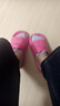 四季可穿拖鞋女居家防滑防臭eva家用室內浴室不臭涼拖鞋外穿 玫紅色 38-39 曬單實(shí)拍圖