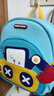 愛(ài)貝迪拉幼兒園書(shū)包兒童男女童男孩女孩外出背包小孩寶寶恐龍雙肩包防走失 曬單實(shí)拍圖