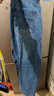 以純（YISHion）春秋季牛仔褲男士2025新款潮牌寬松直筒彈力耐磨勞保休閑長(cháng)褲子男 磨白藍+藍灰色【2條裝】 32 _建議130-140斤 曬單實(shí)拍圖