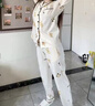 浪莎睡衣女防螨抑菌春秋款可外穿純棉冬長(cháng)袖長(cháng)褲大碼女生家居服套裝 曬單實(shí)拍圖