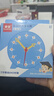 鐘表模型小學(xué)教具時(shí)鐘面學(xué)具數學(xué)兒童一二年級下冊表盤(pán)三針聯(lián)動(dòng)小學(xué)生專(zhuān)用學(xué)習認識鐘表認知時(shí)間認表教師用具 3針聯(lián)動(dòng)丨藍色（送紫色印章+印油） 曬單實(shí)拍圖