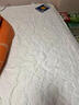 潔麗雅（Grace）100%新疆棉花填充純棉床笠10A抗菌A類(lèi)床罩床單床墊套防滑保護套 嫻雅-白【A類(lèi)抗菌100%純棉】 180cm*200cm 【床笠+枕套*2】 曬單實(shí)拍圖