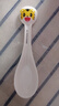 五和（WUHE）輔食碗兒童餐具寶寶吃飯碗卡通帶手柄嬰幼兒碗耐樹(shù)脂食品級防燙 巧虎單柄碗400ML+勺子 曬單實(shí)拍圖