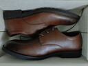 卡帝樂(lè )鱷魚(yú)（CARTELO）軟牛皮男士皮鞋商務(wù)正裝鞋男內增高男鞋加絨皮鞋男9585 黑色 43 曬單實(shí)拍圖