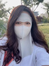 型公館防曬面罩女夏季全臉?lè )雷贤饩€(xiàn)透氣護頸騎行開(kāi)車(chē)遮陽(yáng)冰絲防曬口罩 曬單實(shí)拍圖