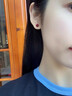 Jay紅色瑪瑙耳釘女耳環(huán)2025新款耳夾925銀耳飾送女友生日禮物 8mm耳釘（瑪瑙+925銀）帶證書(shū) 曬單實(shí)拍圖
