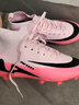 御旅童鞋C羅刺客足球鞋男款碎釘ag長(cháng)短釘tf女兒童學(xué)生高幫足球比賽訓 高幫櫻花粉長(cháng)釘 37 標準尺碼 曬單實(shí)拍圖
