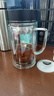 富光玻璃杯雙層帶把手水杯高硼硅玻璃茶杯男士泡茶專(zhuān)用杯子茶水分離 曬單實(shí)拍圖