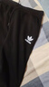 CLIMACHILL阿迪運動(dòng)休閑衛褲時(shí)尚寬松運動(dòng)褲潮流束腳加絨大碼褲 阿迪【不加絨-黑色衛褲-小標三葉 2XL 建議125-140斤 曬單實(shí)拍圖