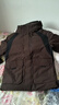阿迪達斯25年冬款棕色派克羽絨服  商務(wù)通勤600蓬男士休閑羽絨連帽夾克 曬單實(shí)拍圖