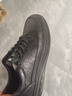 星頭啄木鳥(niǎo)100%全牛皮新款2026春季真皮防滑休閑皮鞋男士透氣運動(dòng)加絨棉鞋男 星頭3033新款黑色 43 曬單實(shí)拍圖