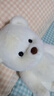莉娜熊（TeddyTales）小熊玩偶毛絨玩具熊泰迪手作熊安撫娃娃送禮送人生日禮物送女生 奶白色（明星款） 中號站姿約30cm 曬單實(shí)拍圖