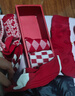 棉竹屋紅色襪子女本命年情人節圣誕節2026馬年新年禮盒騏驥紅中筒襪5雙 曬單實(shí)拍圖