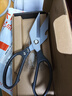 張小泉巨力灰鈦不銹鋼剪強力大剪子專(zhuān)用雞骨頭硬骨廚房剪刀 曬單實(shí)拍圖