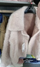 香影咩咩絨毛絨短外套女款2025冬季新款仿羊羔毛皮毛一體環(huán)保皮草 杏色 M 160/84A/95-110斤 曬單實(shí)拍圖