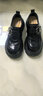 百麗（Belle）張凌赫推薦黑巧樂(lè )福鞋女商場(chǎng)英倫風(fēng)牛皮厚底小皮鞋E1Z1DAM6預售 黑色 36 曬單實(shí)拍圖
