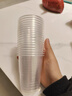 一次性杯子塑料杯透明加厚航空杯喝水杯家用飲料杯中小號整箱批發(fā) 特厚-光面杯【500只】 202ml大號杯 曬單實(shí)拍圖