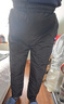 真維斯戶(hù)外運動(dòng)王一博代言休閑褲男秋冬款保暖棉褲大碼寬松直筒百搭 黑色平口2XL 曬單實(shí)拍圖