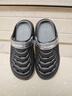 卡帝樂(lè )鱷魚(yú)洞洞鞋男士涼鞋夏季外穿拖鞋一式兩用沙灘鞋子男 1695 黑色 42-43 曬單實(shí)拍圖