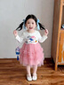 G.duck小黃鴨女童連衣裙夏季兒童公主裙朱迪兔子警官服裝春秋女孩網(wǎng)紗裙 粉色夏款 90 90碼建議80-90cm1歲半-2歲 曬單實(shí)拍圖