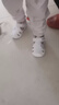 基諾浦（ginoble）寶寶學(xué)步鞋夏季季軟底透氣嬰兒涼鞋男女8-18個(gè)月兒童機能鞋GB2203 白色/淺灰色/純凈藍 20 125mm 適合腳長(cháng)125-129mm 曬單實(shí)拍圖