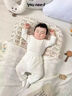 荊鑰兒寶寶分體套裝萊賽爾睡衣春夏新款睡衣家居服長(cháng)袖a類(lèi)嬰幼兒衣服 白色 66 建議11-15斤 曬單實(shí)拍圖