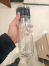 寶威瑪（BVGMAV）英國玻璃杯 茶水分離杯雙層隔熱透明玻璃杯男子高檔商務(wù)泡茶水杯 曬單實(shí)拍圖