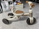 樂(lè )卡（Lecoco）兒童三輪車(chē)腳踏車(chē)平衡車(chē)寶寶小孩多功能輕便自行車(chē) 沃克S1PLUS -云霧咖 曬單實(shí)拍圖