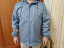 男士休閑外套春秋季連帽夾克2025新款男生帥氣防風(fēng)運動(dòng)上衣服男夏 LL708霧霾藍 5XL 180-200斤 曬單實(shí)拍圖