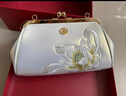 PmSix包包女白色刺繡古風(fēng)旗袍包手提單肩斜挎包38婦女節禮物送老婆媽媽 曬單實(shí)拍圖