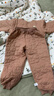 巴厘小豬兒童夾棉套裝冬季寶寶加厚保暖棉襖男童內搭打底衣服冬裝女童棉服 蜜糖棕 80 曬單實(shí)拍圖