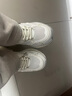 駱駝（CAMEL）老爹鞋銀色炫酷時(shí)尚增高厚底休閑鞋 L25S283005W 米色(透網(wǎng)) 37 曬單實(shí)拍圖