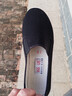 超輕耐磨舒適老北京布鞋男一腳蹬方口松緊口休閑鞋 黑色 12 41 (255mm) 曬單實(shí)拍圖
