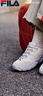 斐樂(lè )（FILA）官方楊冪同款松餅鞋女鞋老爹鞋運動(dòng)鞋鞋子厚底休閑鞋 微白-WW 39 曬單實(shí)拍圖