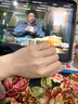 蔓笙999純銀lucky戒指女小眾設計食指戒輕奢高級感女素圈開(kāi)口戒送女友 999銀lucky戒指 曬單實(shí)拍圖