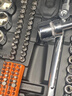 套裝工具箱棘輪扳手汽車(chē)修車(chē)工具全套多功能維修套筒扳手 新黑款24齒151件工具套裝 曬單實(shí)拍圖