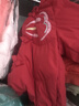 巴拉巴拉（BALABALA）童裝兒童羽絨服女童新款春裝國風(fēng)外套拜年服寶寶女寶保暖上衣 紅色福蝶來(lái)60611-灰鴨絨 110 充絨量89g 曬單實(shí)拍圖