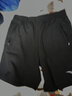 安踏速干褲丨運動(dòng)短褲男士夏季冰絲透氣五分褲健身訓練黑色跑步褲 曬單實(shí)拍圖