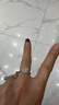 QUEENSUN18K金人工培育鉆石戒指女50分Bella款真鉆一克拉鉑金求婚結婚鉆戒 鉑金 1克拉 D VS1 Bella款鉆戒 16號圈 曬單實(shí)拍圖