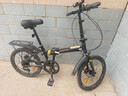 永久折疊自行車(chē)成人男女士變速超輕便攜學(xué)生單車(chē)上班代步通勤車(chē)免安裝 黑色 20寸 變速 輻條輪 曬單實(shí)拍圖