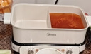 美的（Midea）電火鍋鴛鴦鍋烤肉鍋火鍋專(zhuān)用鍋0氟涂層超薄速沸電火鍋多功能鍋料理鍋分體式6.5L多用途鍋DLS3322R2 曬單實(shí)拍圖