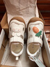 牧童嬰兒寶寶涼鞋2026夏季新款學(xué)步鞋小白兔女童鞋軟底卡通鴛鴦步前鞋 小兔白 24 鞋內長(cháng)16.0cm/適合腳長(cháng)15.7cm 曬單實(shí)拍圖