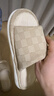 樸西倒序亞麻拖鞋情侶四季家用透氣吸汗厚底耐磨防滑地板拖辦公室 曬單實(shí)拍圖