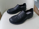 普步仕品牌真皮一腳蹬皮鞋男2026秋季新款男士大頭皮鞋軟皮休閑防臭男鞋 黑色 單層皮 標準碼 40 曬單實(shí)拍圖