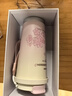 Vanow保溫杯櫻花女生咖啡陶瓷內膽吸管杯子閨蜜生日禮物家居館水杯 曬單實(shí)拍圖