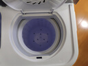 奧克斯（AUX）大容量半自動(dòng)洗衣機 家用宿舍租房小型波輪雙桶雙缸洗脫兩用 雙筒 7.5kg 【洗4.5KG+脫3KG】透明黑 曬單實(shí)拍圖