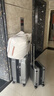 新秀麗（Samsonite）行李箱20+28英寸拉桿箱雙尺寸套裝箱旅行箱包TS7銀色密碼箱 曬單實(shí)拍圖