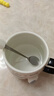 品喻（PINYU）杯子馬克杯咖啡杯陶瓷杯高顏值水杯家用大容量帶蓋勺沖泡杯小藍貓 曬單實(shí)拍圖